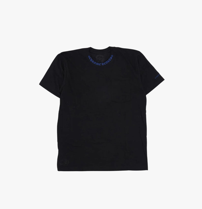 Chrome Hearts Blue Neck Print Tee